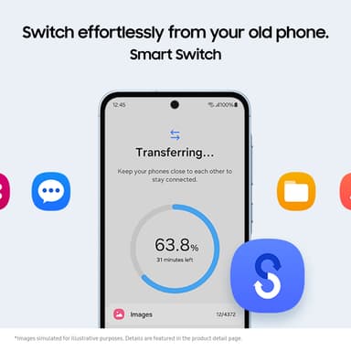 Samsung Galaxy A55 5G smartphone 8/256GB (ljusblå)