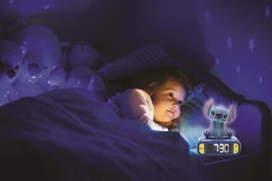 Disney Stitch Väckarklocka med nattljus och ljud