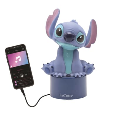 Disneys Stitch 2-i-1 nattlampa och högtalare