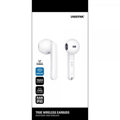 Unisynk True Wireless Earbuds Vit