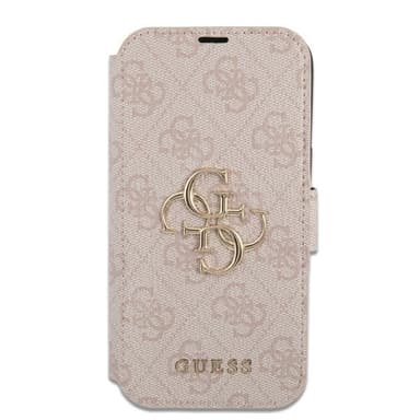 Guess iPhone 15 Pro Max Fodral 4G Logo Rosa