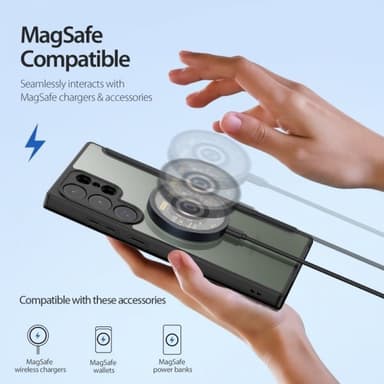 DUX DUCIS Samsung Galaxy S23 Ultra Fodral Skin X Pro Series MagSafe Svart