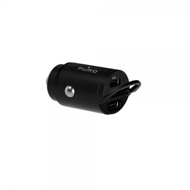Puro Billaddare 2 USB-C Car Charger 30W