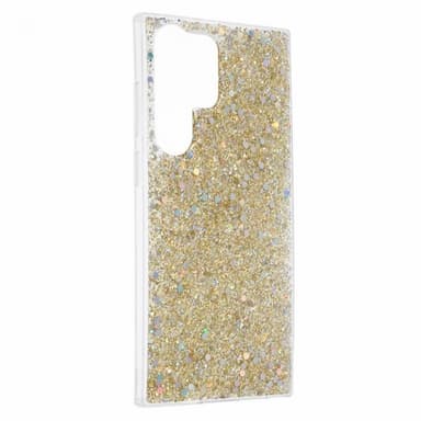 Nordic Covers Samsung Galaxy S23 Ultra Skal Sparkle Series Citrine Gold