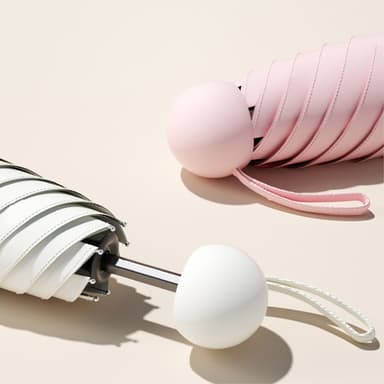 Stabilt Paraply Anti-UV fällbart Kompakt med kapselfodral