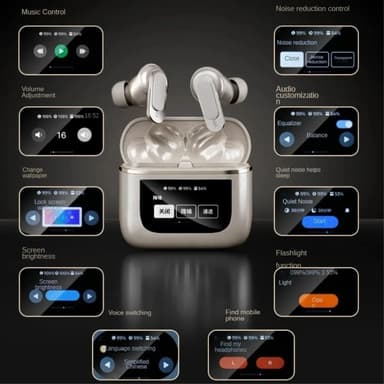 V8 brusreducering Bluetooth hörlurar IPX5 vattentäta headset