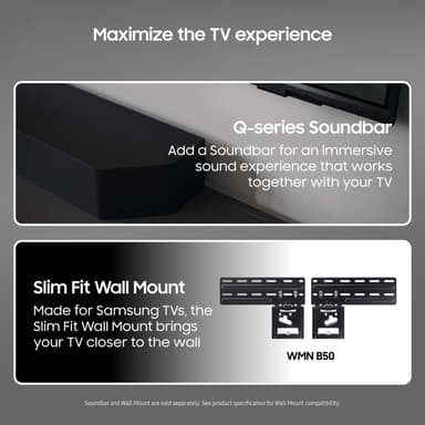 Samsung 50" Q60D 4K QLED Smart TV (2024)
