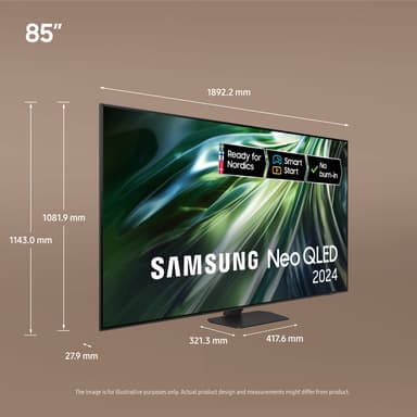 Samsung 85" QN90D 4K Neo QLED Mini LED Smart TV (2024)