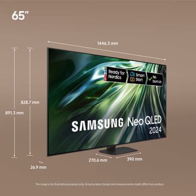 Samsung 65" QN90D 4K Neo QLED Mini LED Smart TV (2024)