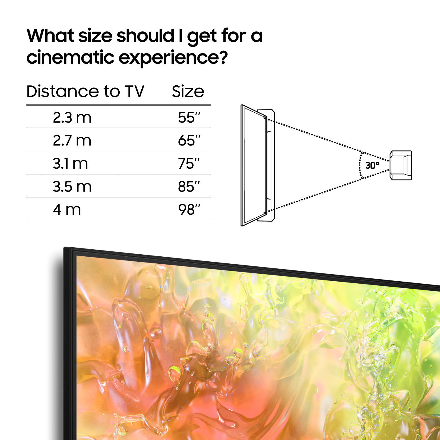 Samsung 70" DU7175 4K LED Smart TV (2024)