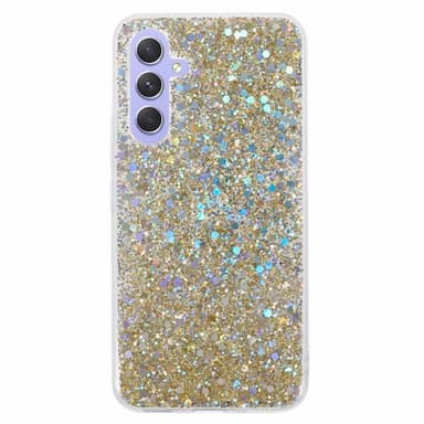 Nordic Covers Samsung Galaxy A54 5G Skal Sparkle Series Citrine Gold