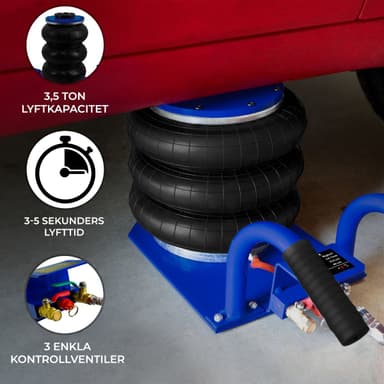 Air Bag Luft-Domkraft med Handtag- 3,5T