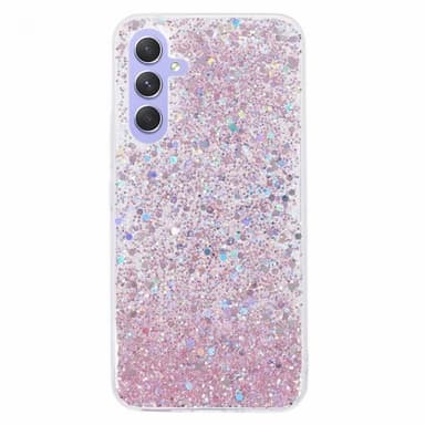 Nordic Covers Samsung Galaxy A34 5G Skal Sparkle Series Blossom Pink