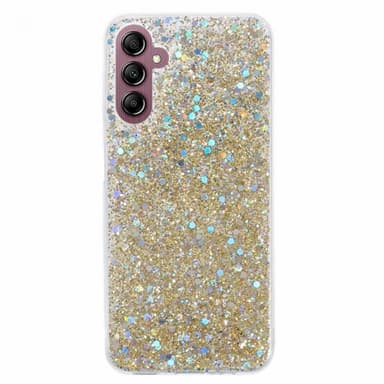 Nordic Covers Samsung Galaxy A14 Skal Sparkle Series Citrine Gold