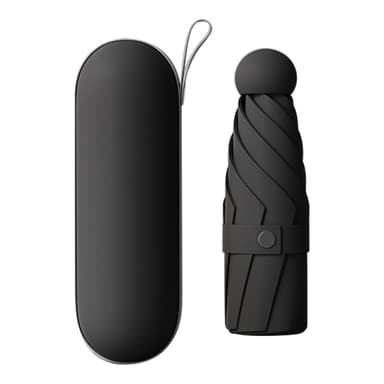 Stabilt Paraply Anti-UV fällbart Kompakt med kapselfodral