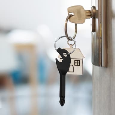 Bärbar flasköppnare Key Design Mini Phillips skruvmejsel