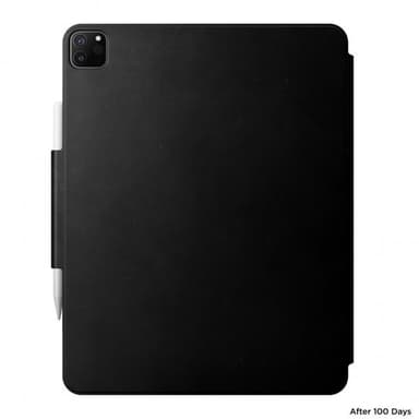 NOMAD iPad Pro 12.9 2021/2022 Fodral Leather Folio Plus Svart