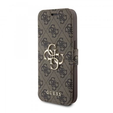 Guess iPhone 15 Pro Max Fodral 4G Logo Brun