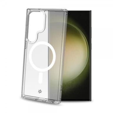Celly Samsung Galaxy S23 Ultra Skal GELSKINMAG MagSafe Transparent