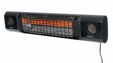 Sunred Värmare Sun and Sound Ultra Wall Svart 2000 Watt