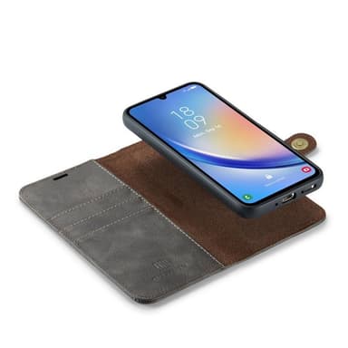 Mobilplånbok DG-Ming 2i1 Samsung Galaxy A35 - Grå