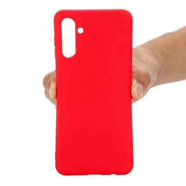 Liquid silikon skal Samsung Galaxy A35 - China Red