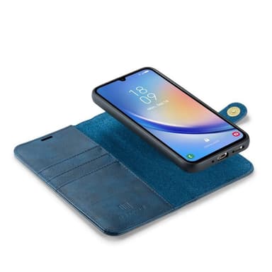 Mobilplånbok DG-Ming 2i1 Samsung Galaxy A35 - Blå