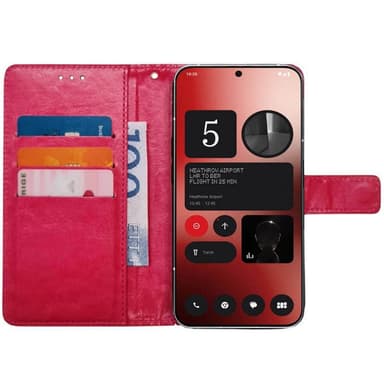 Plånboksfodral 3-kort Nothing Phone 2a - Rosa