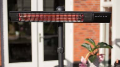 Sunred Värmare Mörk Stående Svart 2500 Watt