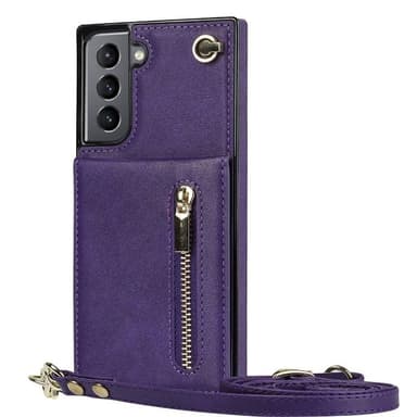 Zipper necklace case Samsung Galaxy S24 Plus - Lila