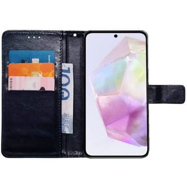 Plånboksfodral 3-kort Samsung Galaxy A35 - Mörkblå