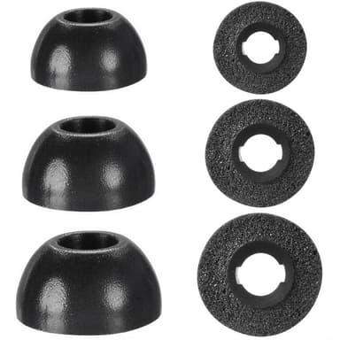 Öronkuddar Foam 6-pack Samsung Galaxy Buds 2 - Svart