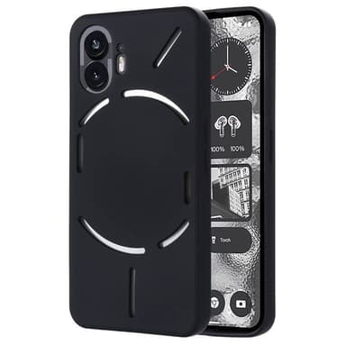 Liquid silikon skal Nothing Phone (2) - Svart