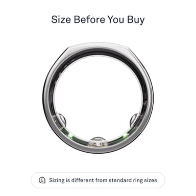 Oura-ring Gen3 Heritage smartring storlek 7 (Silver)