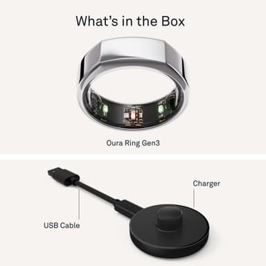 Oura-ring Gen3 Heritage smartring storlek 7 (Silver)
