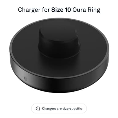 Oura Ring Gen3 laddare (storlek 10)