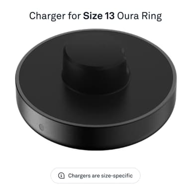Oura Ring Gen3 laddare (storlek 13)