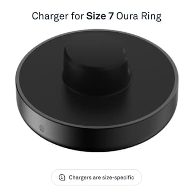 Oura Ring Gen3 laddare (storlek 7)