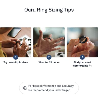 Oura Ring Gen3 storlekskit