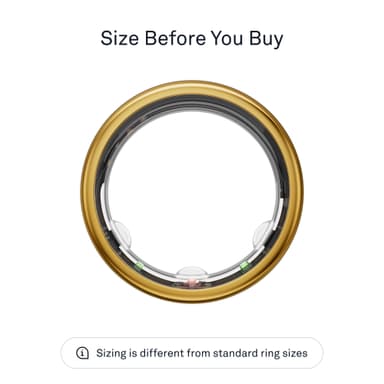 Oura Ring Gen3 Horizon smartring storlek 11 (guld)
