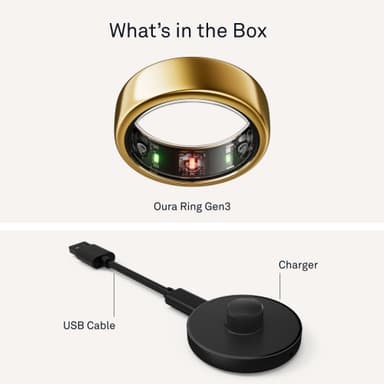 Oura Ring Gen3 Horizon smartring storlek 11 (guld)
