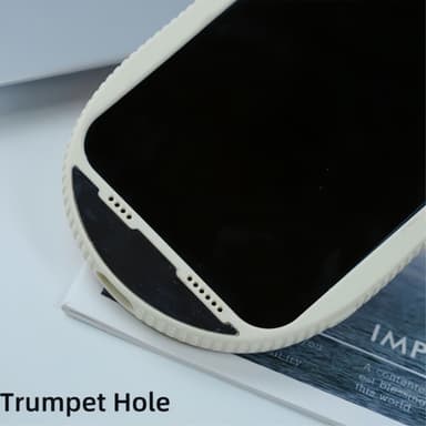 För iPhone 15 TPU Fodral Slipper Toffla Stil Ställ Anti-Fall Telefonfodral