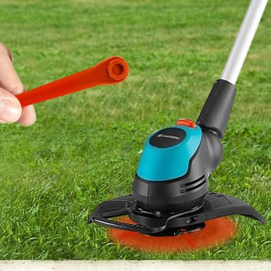 100-pack trimmerknivar för grästrimmer Röd GARDENA 9823/9825/9820/9821