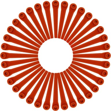100-pack trimmerknivar för grästrimmer Röd GARDENA 9823/9825/9820/9821
