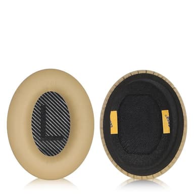 Ersättande Öronkuddar för Bose QC35 QC35-ii, QC25 1/2 Svart