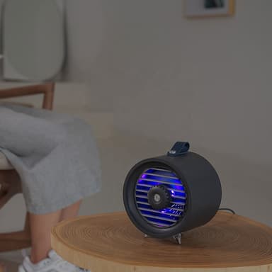 Elektrisk myggfångare Mörkgrå