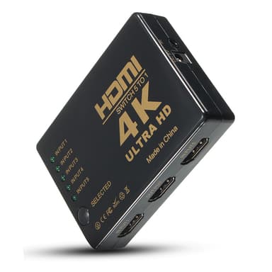 HDMI Switch 5x1 med fjärrkontroll