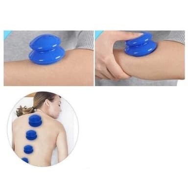 Koppning för helkroppsmassage 4-pack (L-XS) Blå