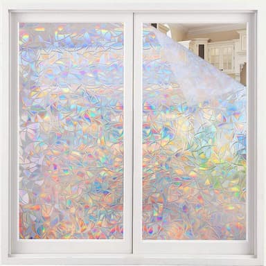 Självhäftande fönsterfilm insynsskydd med mönster 200x44.5 cm