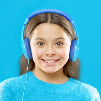 KidsBeat Hörlurar max 85dB Blå